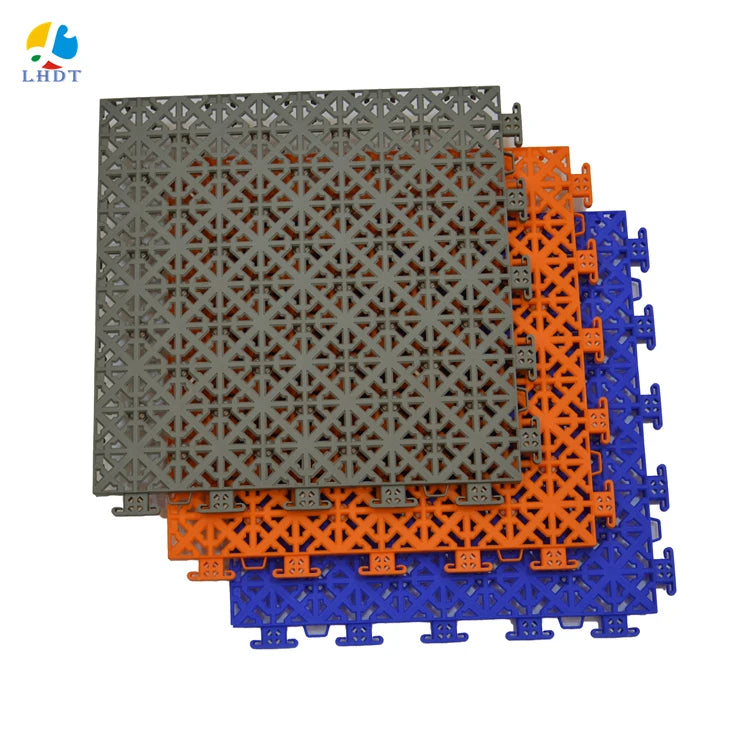 Sports Floor Suspended Basketball Court Tent Portable Tennis Court Surface Court Tile With Cushion