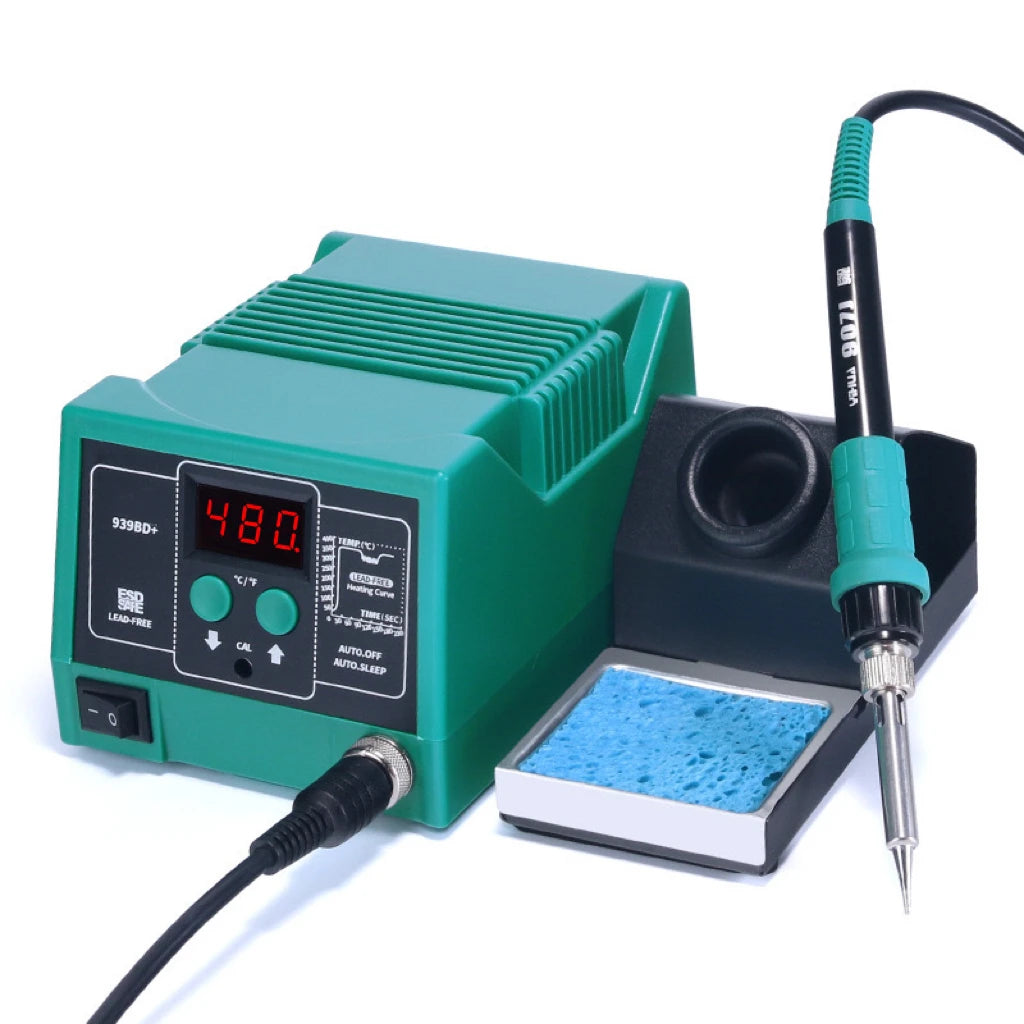 928DT 60W Anti-Static Lead-Free Stainless Steel Rework Station Multifunctional Auto Tin Soldering Iron Constant-Temperature Tips