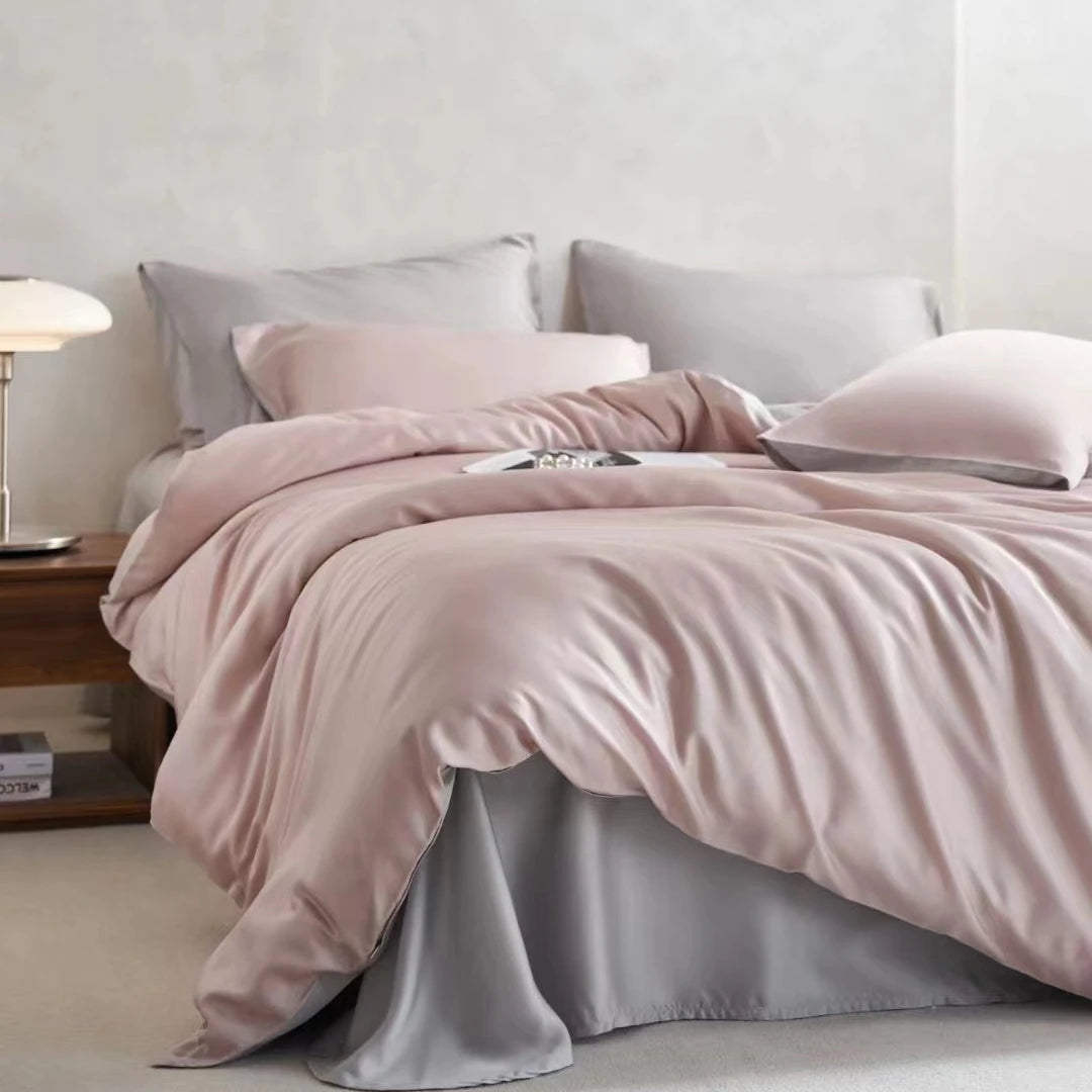 Bamboo Fiber Flat Sets Soft Breathable Cooling Bedding for Bedrooms Wholesale