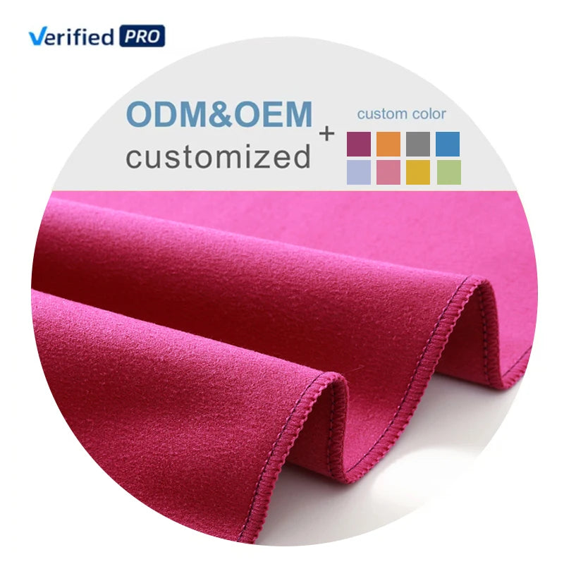 Wholesale Custom Logo Super Absorbent Microfiber Towel Ultra Compact Suitable for Trip Beach Backpacking
