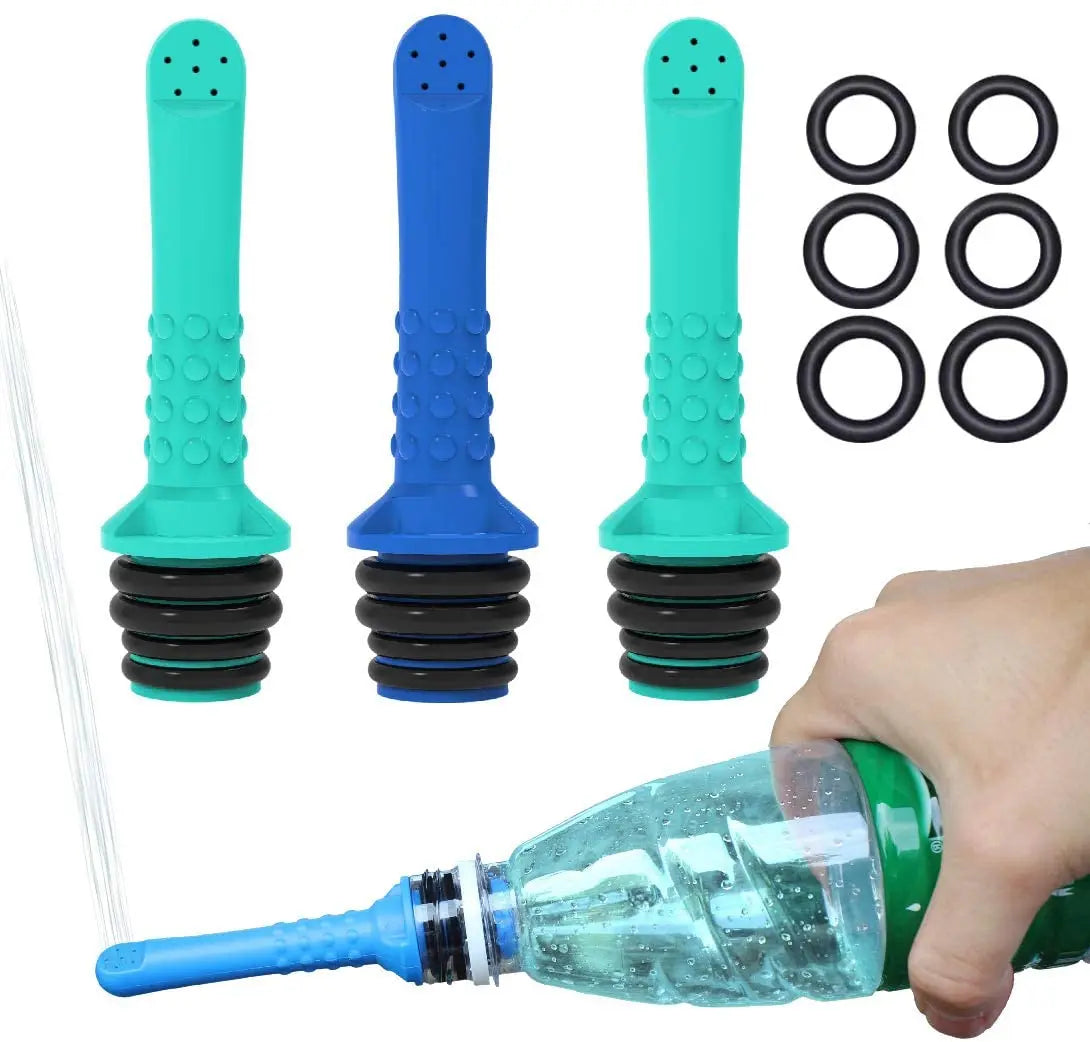 3PCS-Pack Portable Bidet Pipe for Toilet Universal Travel Bidet Compatible with Your Plastic Bottle - Handheld Shattaf