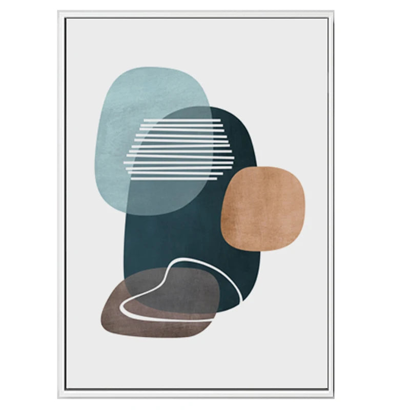 Modern Abstract Geometric Color Block Wall Poster Print Colorful Living Room Home Decoration Pictures Canvas Painting Art