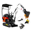 HT08 Micro  CE Approved Mini 0.8 Ton  Trailer Tractor Digger Hightop Excavator