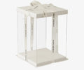 CHIYIN Wholesale Custom10 X 10 X 2.5 & 5 Inch Cardboard Cake Boxes in Bulk Cake Box With Window