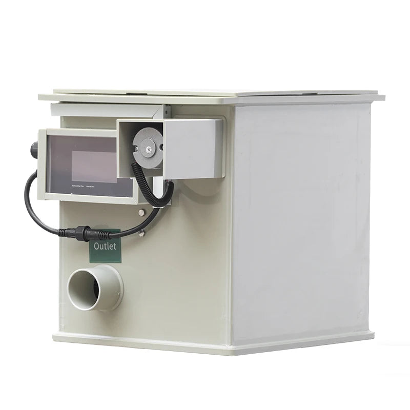 QihangRAS Factory Price 110v-240v Small Drum Filter PP Rotary Drum Filter 5m3/h 90W for Koi Pond & Aquarium Fish Tank