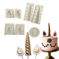 DIY Handmade Baking Tools Cake Decoration Fondant Moldes Unicorn Silicone Chocolate Mold for making fondant