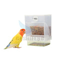 PP Plastic Clear Bird Feeder Outside Feeder Parrot Food Container Hanging Automatic Bird Feeder