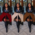 Wholesales Color Blocking Plus Size Women  Coats 2021