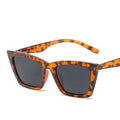 New Fashion square Sunglasses Bright Black Plain Face with Simple Style Sunglasses for Women