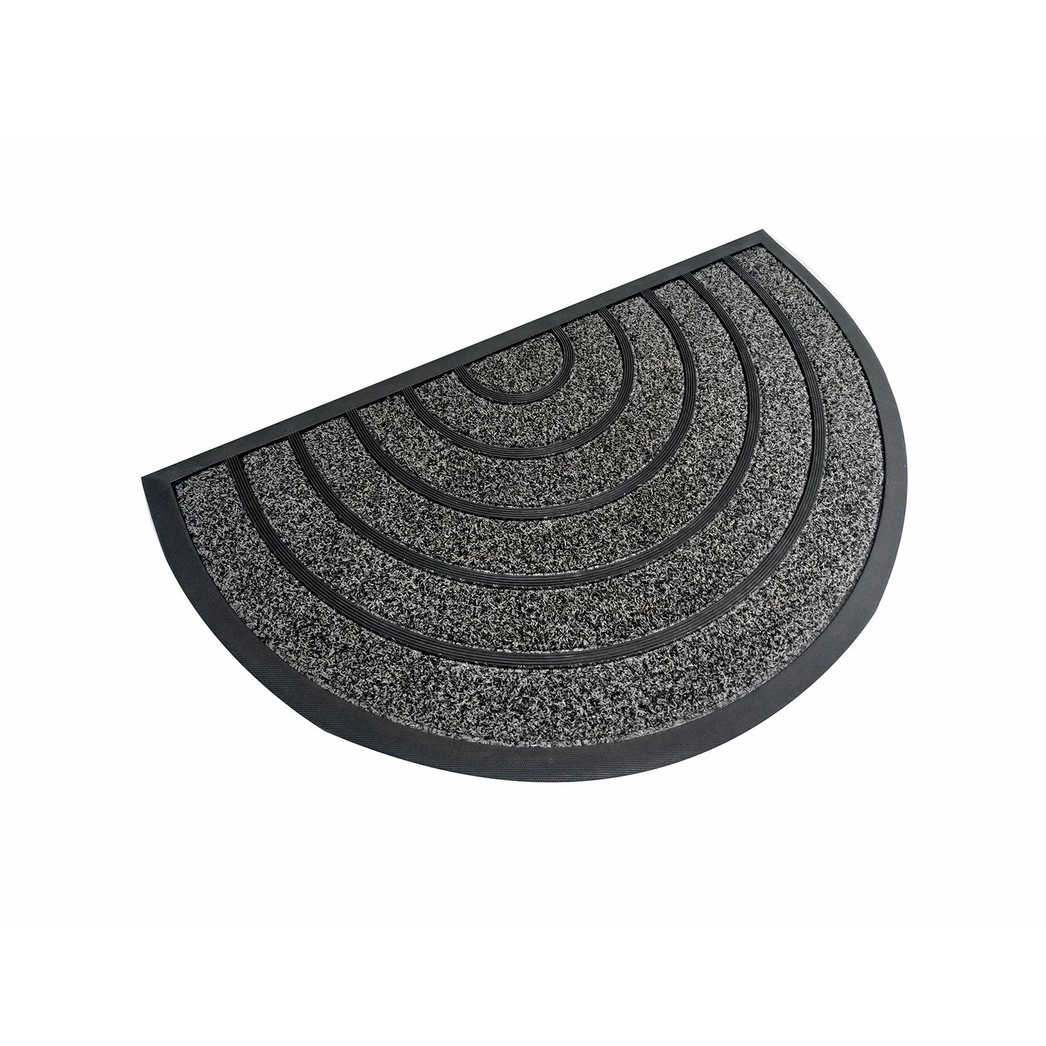 Customized Modern Door Mat Embossed Design Welcome Rubber Doormat Washable Cut Pile Grass Pattern Novelty Loop Pile Technique