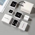 Factory Direct Sale Spot White Ring Necklace Jewelry Box Earring Jewelry Box Custom