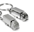Manufacturer Sales Metal Solid Smooth Zinc Alloy Mini Minivan Key Ring Keychain Gift Pendant Manufacturer Sales