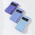 3PCS Set Booty Hip Bands Home Gym Fitness Workout Whole Body Training Anti Slip Fabric Resistance Loop Bands