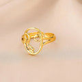 Stainless Steel Promise Artist Abstract Face Design Fashion Ladies Couple Adjustable Rings for Women Jewelry Party Girls Gifts