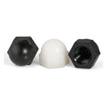 Cap Nuts Black Nylon Plastic Round Dome Bolt Nut Protection Caps Cover Decorative Hex Hexagon Nut Cap