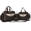 Fashion Printing Big Dots Waterproof for Four-Piece Large-Capacity Butterfly Festival Single Shoulder Mother Baby Bag