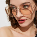 2024 New Arrivals Shade Trendy Luxury Fashionable Sun Glasses UV400 Plastic Metal Women Newest Oversized Sunglasses