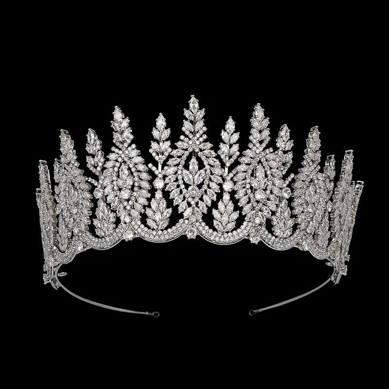 Luxury Wedding Cubic Zircon Tiaras and Crowns Wedding Tiara Bridal Crown Accesorios Para Cabello Bridal Headpieces BC6763