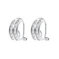 Trendy Hook Earrings 925 Sterling Silver Jewelry Cute Stud Earrings Anniversary Gift for Girls