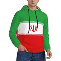 Fitspi Iran Flag Iranian 3D Printed Hoodie Pullover Sweatshirts Country Pride Hoodies Patriotic Men Hoody