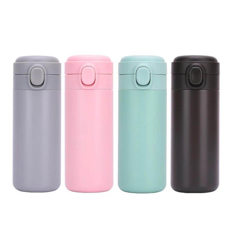 [JT-W350]new Product 2025 Japanese 350ml Travel Stainless Steel Vacuum Insulated Coffee Mini Kid Thermos logo Water Bottle Flask