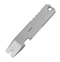 Titanium EDC Pry Bar with Nail Puller Lightweight Portable Bottle Opener Utility EDC Pocket Mini Pry Bar