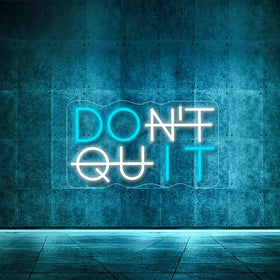 Neon Sign Neon Strip Number Letter Light Baseball Fan Neon Sign for DonT Quit