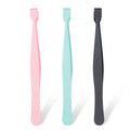 2025 New Style Stainless Steel Flat Head Precision Durable Anti-Magnetic Eyelash Tweezers for Grafting Novice False Eyelash