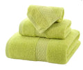 Cotton Bath Towel Set  Home Ultra Soft 6 Pack Cotton Towel Set Contains 2 Bath Towels2 Hand Towels and 2 Wash Cloths