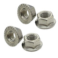 Customised Stainless Steel 304 316 M6 Flange Hex M8 Insert Nuts Silver High Reliability Zinc Plated Lock Nut