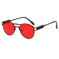Superhot Eyewear 13561 Vintage Round Metal Sun Glasses Men Women Steampunk Sunglasses