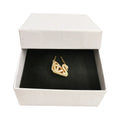 Lychee Pattern Lid Cover Jewellery Packaging Boxes Ring Necklace Pendant Earrings Custom Logo Box for Jewelry Luxury