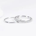 18k White  Gold Diamond Wedding Ring Lab Grown Diamond Jewelry Rings  IGI Certificate