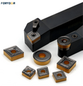 Factory Original Cut Tools 45 Degree Double Side CNC Lathe Machining Carbide Turning Inserts Cutting Tool in Stock PCD Insert