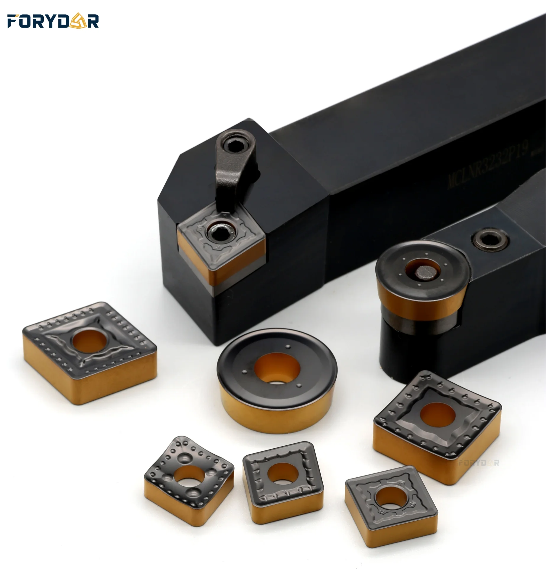 Factory Original Cut Tools 45 Degree Double Side CNC Lathe Machining Carbide Turning Inserts Cutting Tool in Stock PCD Insert