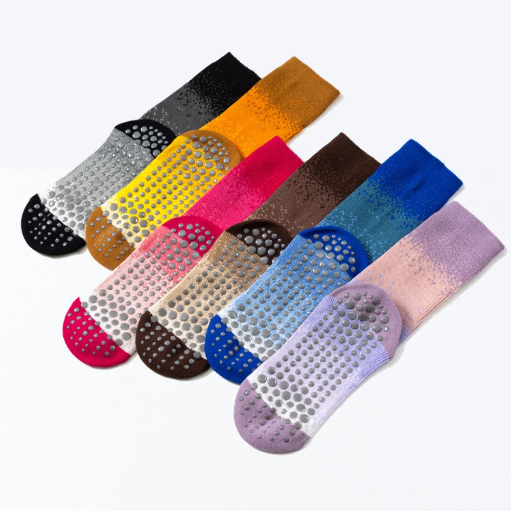 Custom Pilates Grip Socks Anti-slip Designer Women Pilates Socks Anti Slip