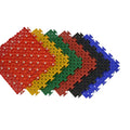 Indoor/Outdoor Sports Floor Tiles for Basketball Hockey Badminton Rubber & PP Material FIBA Certified with Cushion