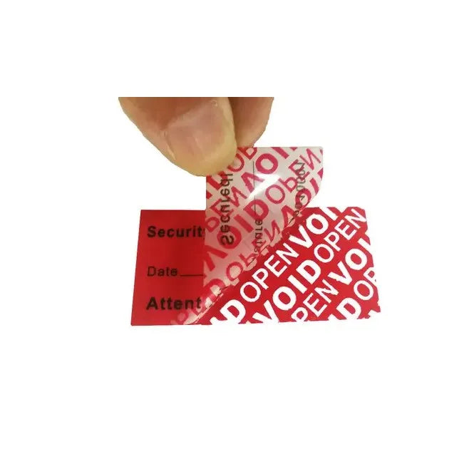 Custom Printed Security Seal Void Stickers Warranty Void if Seal Broken or Removed Sticker