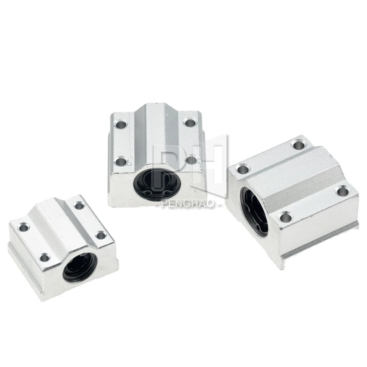 Linear Motion Ball Bearing Slide Block Bushing SC8UU SCS8UU SC10UU SCS12UU SCS16UU SC20UU Linear Shaft CNC 3D Printer Parts