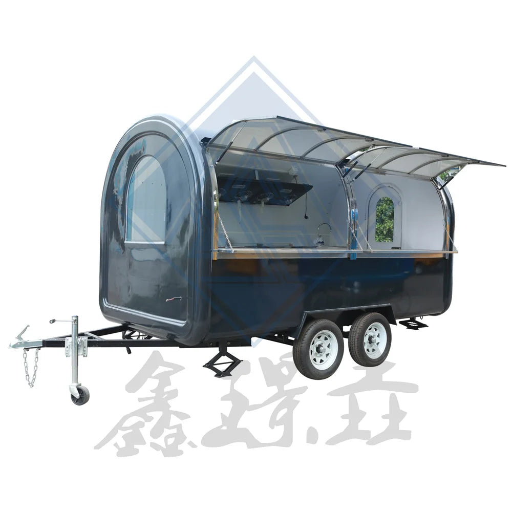 Commercial Streets Pedestrian Streets Scenic Spots Mobile Shops Vending Carts Customized Four-Wheel Food Carts