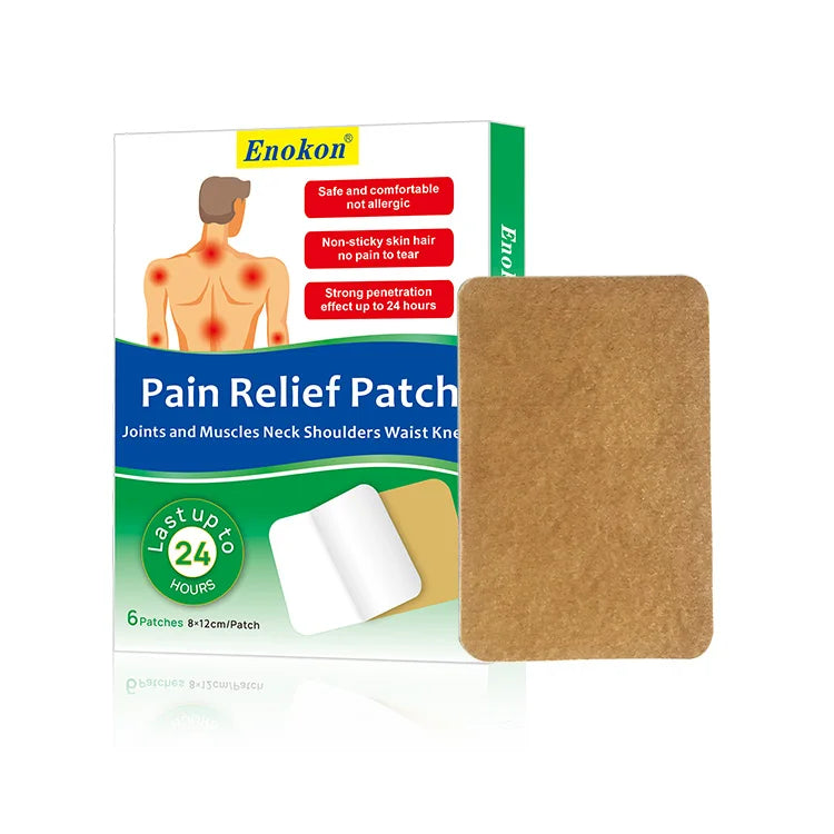 Enokon Heat Patches for Joint & Back Pain Relief Quickly Relieve Muscle Aches 8x12cm