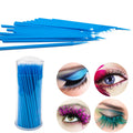 100PCS/Lot Disposable Cotton Eyelash Swab Microbrushes Eyelash Extension Tools Individual Eyelashes Removing Tools Applicators