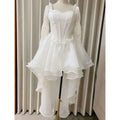Party Dress New French Style Beautiful Temperament Celebrity Unique Princess Fairy White Busted Bridesmaid Dress