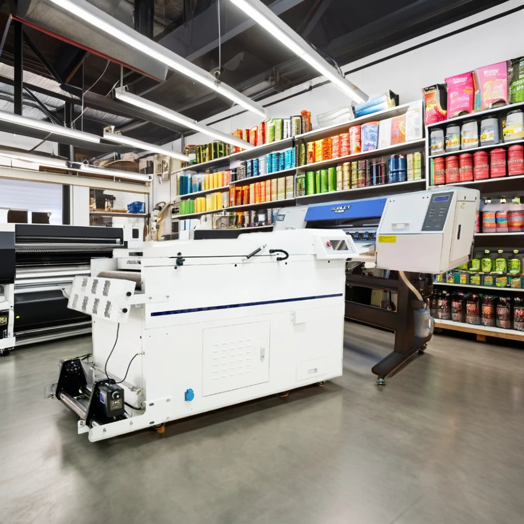 AUDLEY S7070 Digital DTF Printer 60CM Inkjet PET Film with 1I3200 Print Head and Power Shaking Machine
