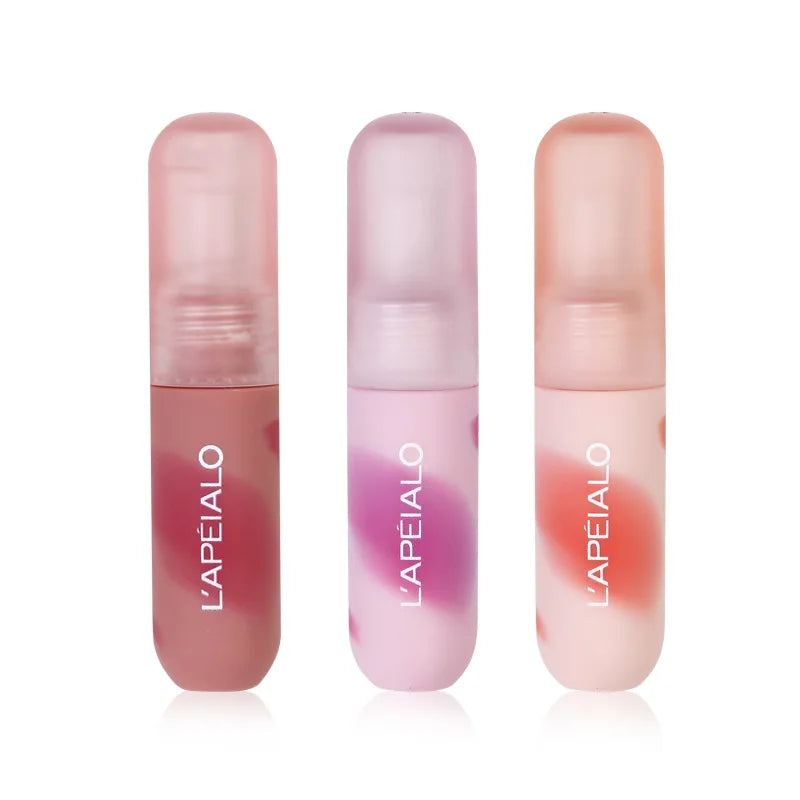 Mini Matte Non Sticky Lip Gloss Custom Logo Waterproof Lipstick Private Label High Pigment Lip Gloss Makeup Gift Sets