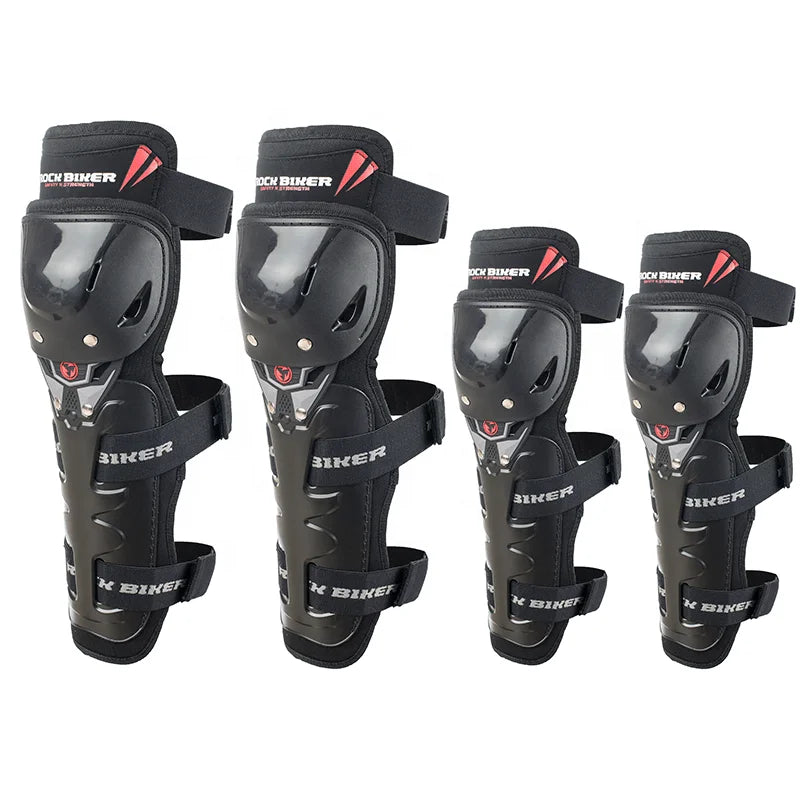 4pc/s Motorcycle Knee & Elbow Protective Pads Motocross Skating Knee Protectors MTB Riding Protective Gears Pads Protection
