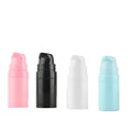 Eco-Friendly PP Airless Lotion Pump Bottle 5ml to 50ml Sizes in Pink Blue White Black-for Face Masks Shampoo Nail Polish Oil