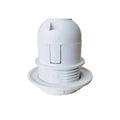 Vintage CE E27 Lamp Holder Plastic Light Bulb Socket in Black and White Stylish Old-World Lamp Bases