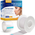 ALIVER Waterproof Breathable Ultra-thin Improves Heals Lightens Scars Face Body Wholesale Transparent Silicone Scar Sheet