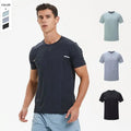 Men's Outdoor Sports Quick Drying Lightweight Breathable Round Neck Running Fitness Casual T-Shirt